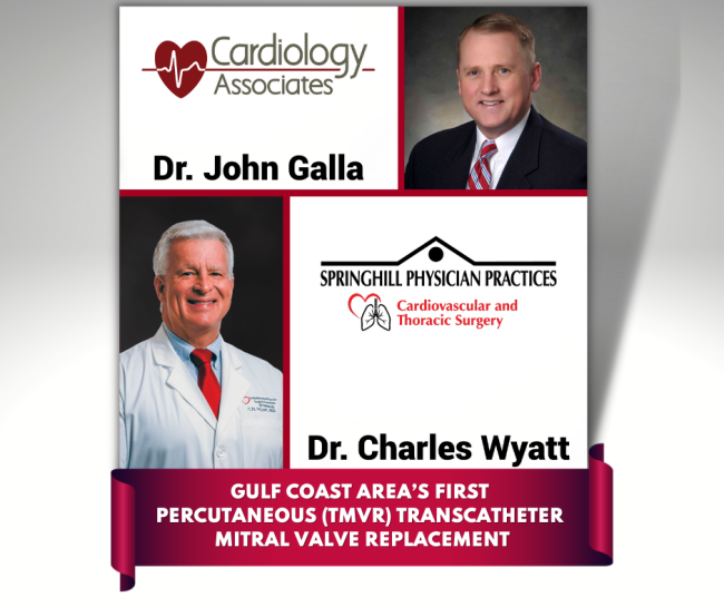 first percutaneous (TMVR) Transcatheter Mitral Valve Replacement